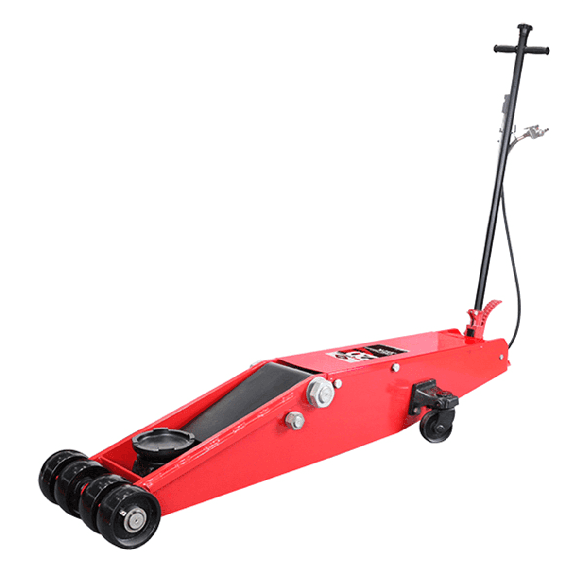 American Forge & Foundry AFF - Service Jack - 20 Ton Capacity - Long Chassis - Air Assist/Manual - 7.5" Min H to 26.375" Max H - Heavy Duty