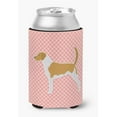 thumbnail image 1 of American Foxhound Checkerboard Pink Can or Bottle Hugger, 1 of 1