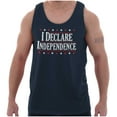 thumbnail image 1 of American Freedom Declare Independence Plus Size Graphic Tank Top Brisco Brands 2X, 1 of 6