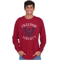 thumbnail image 1 of American Freedom Liberty 1776 Patriot Long Sleeve TShirt Men Women Brisco Brands S, 1 of 6
