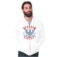 thumbnail image 1 of American Freedom Liberty 1776 Patriot Unisex Fleece Graphic Zip Up Hoodie Brisco Brands 2X, 1 of 6