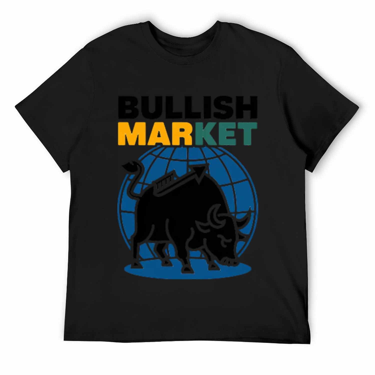 American Funny Quote Bullish Markett Shirt Design Goat Men & Women T 