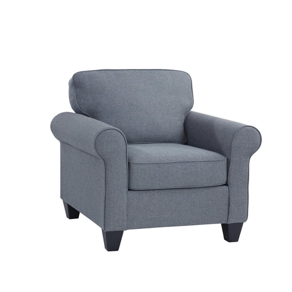 American Furniture Classic Cottage Series Fabric Printed Armchair, Blue