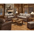 thumbnail image 1 of American Furniture Classics Alpine Lodge 4-piece Sleeper Sofa Set in Brown, 1 of 10