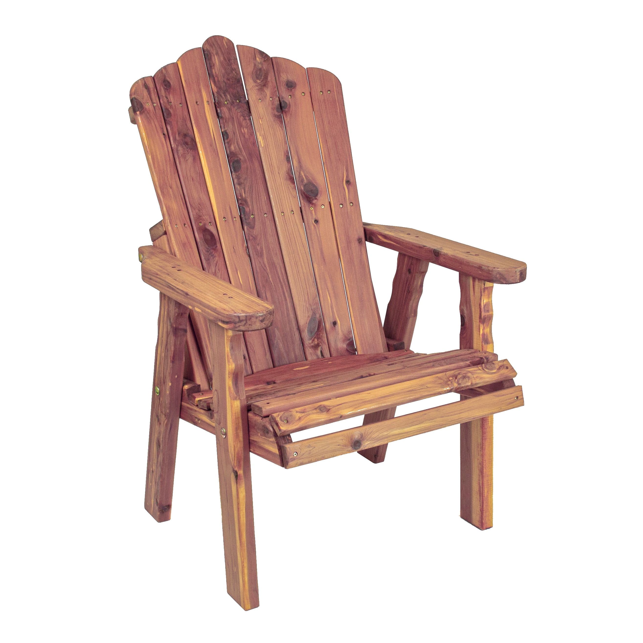 Handcrafted Cedar Stationary Outdoor Chair