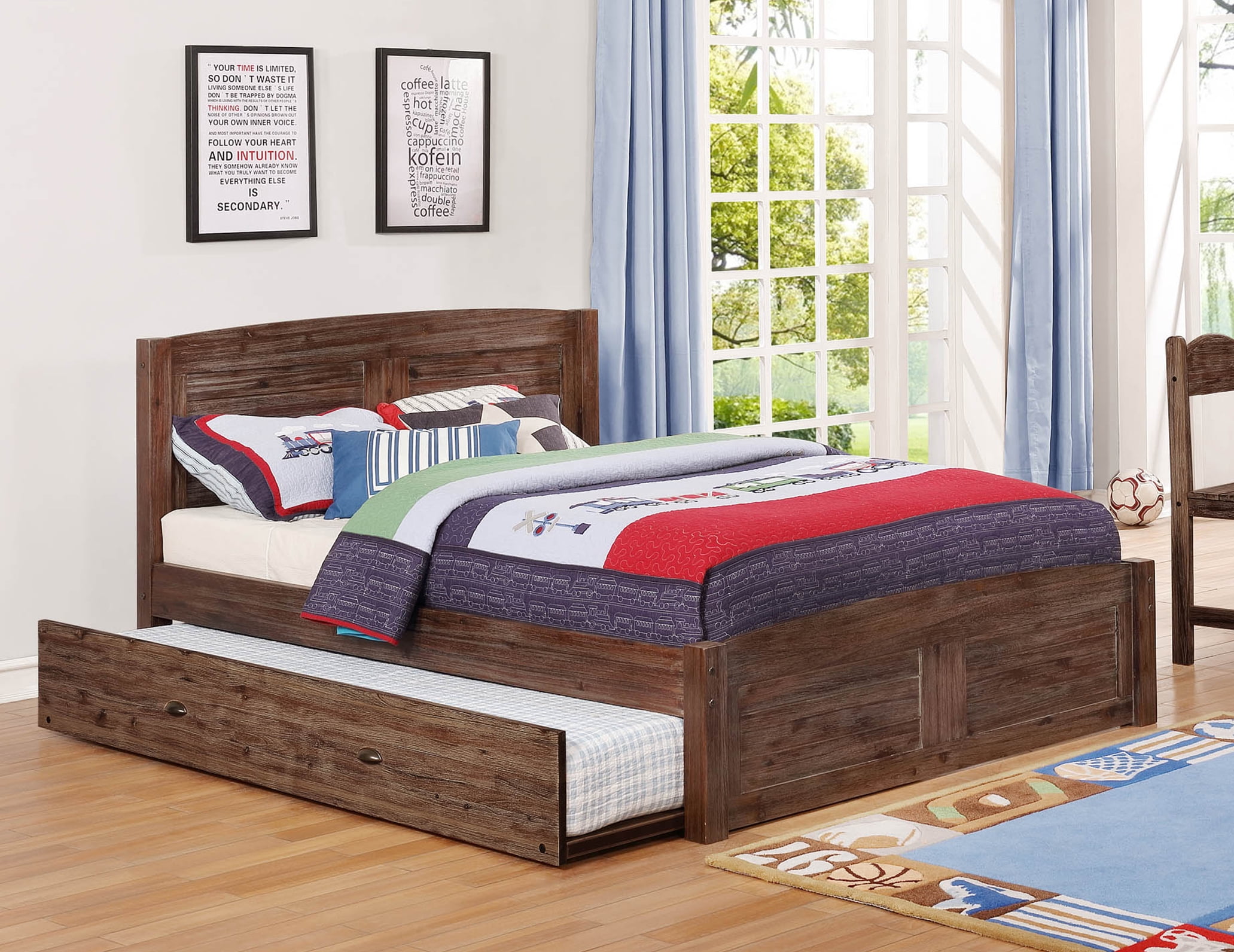 American Furniture Classics Full Sized Platform bed with Twin Sized