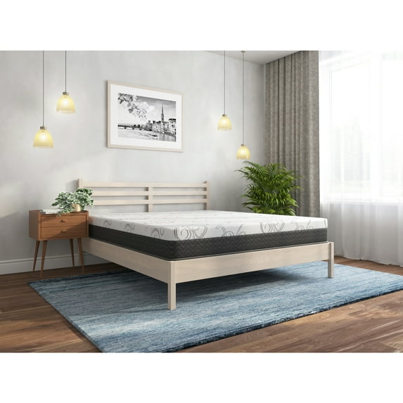 American Furniture Classics Jefferson Series CertiPUR-US Certified 8 inch Twin XL Size Gel Infused Memory Foam Mattress in a box