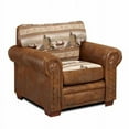 thumbnail image 1 of American Furniture Classics Microfiber Alpine Lodge Arm Chair in Brown, 1 of 11