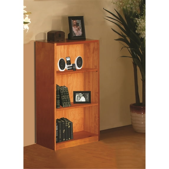 American Furniture Classics Model 2186, Solid Pine 42" Bookshelf in Honey