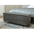 thumbnail image 1 of American Furniture Classics Model 548 Hope Chest Bench with Gun Concealment Grey, 1 of 11