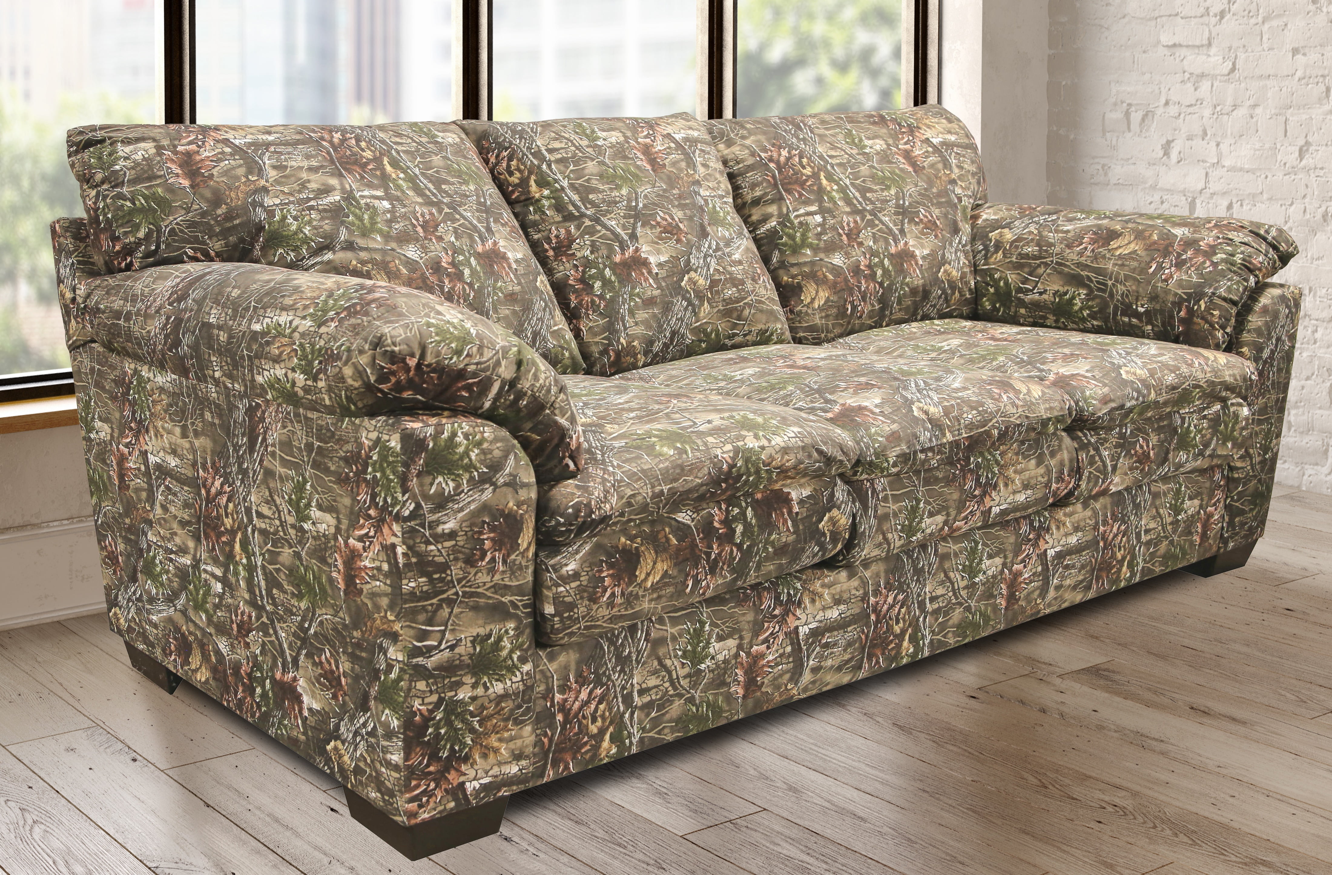 American Furniture Classics Model 8-010-A452V3 Sofa in Superflauge Camo Fabric