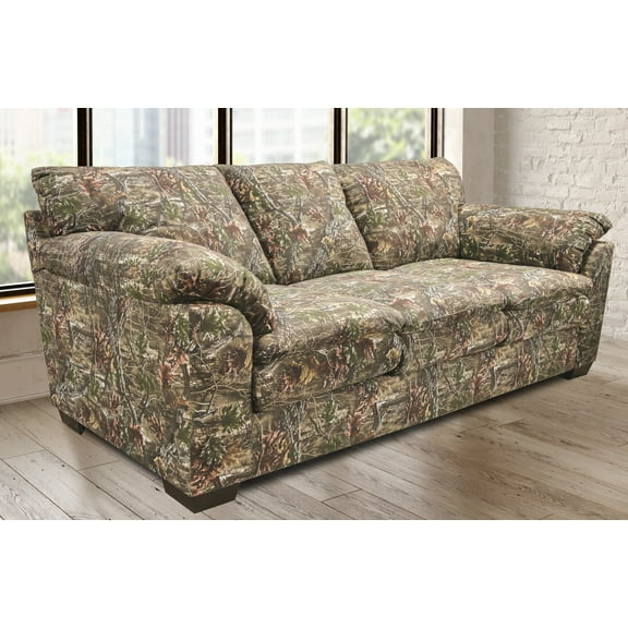American Furniture Classics Model 8-010-A452V3 Sofa in Superflauge Camo Fabric