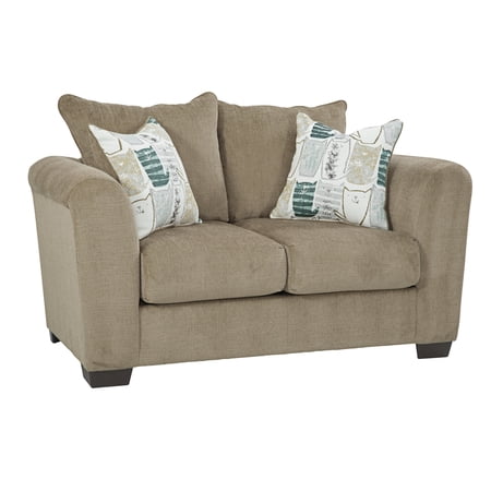 American Furniture Classics Model 8-020-A89V2 Soft Green Chenille Loveseat