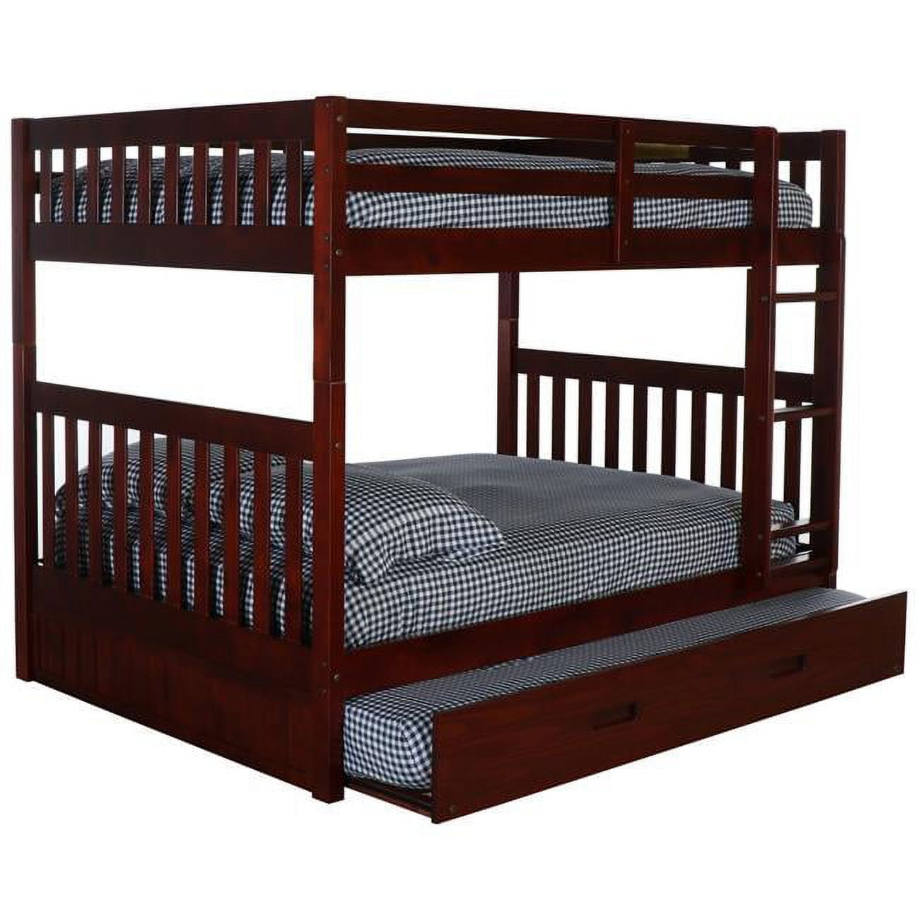 American Furniture Classics Model 82815TRUNKD Full over Full Bunk Bed