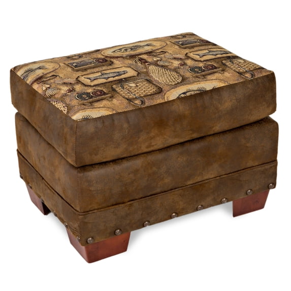 American Furniture Classics Model 8500-80 River Bend Ottoman