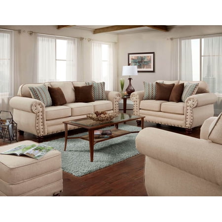 American Furniture Classics Model B9900-ABK Abington Sand 4-Piece Set