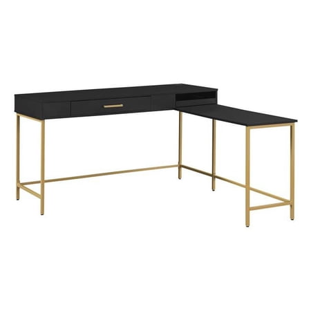 American Furniture Classics Modern Life L Desk - Black