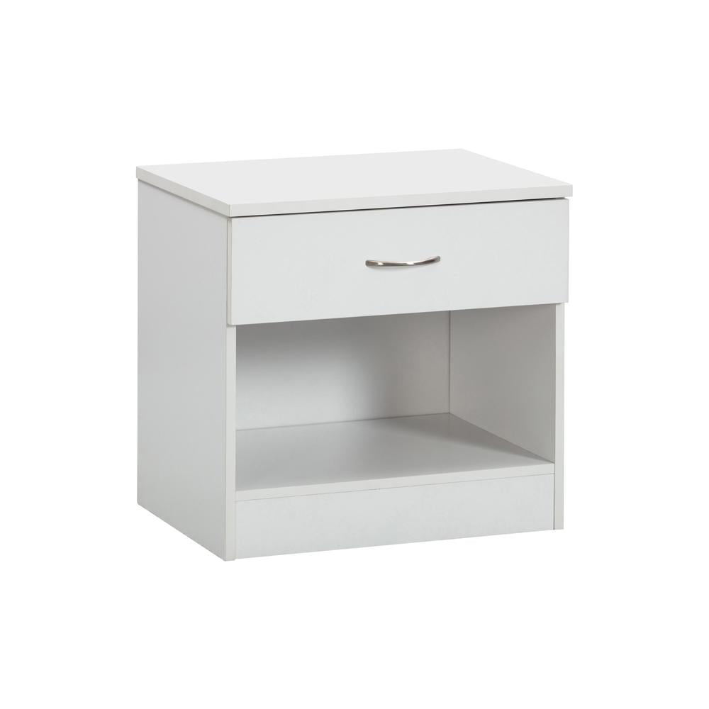 American Furniture Classics One Drawer White Nightstand