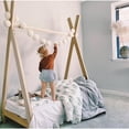 thumbnail image 1 of American Furniture Classics TWIN TEEPEE Teepee Bed with Raised Base, Natural - Twin Size, 1 of 10