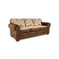 thumbnail image 1 of American Furniture Classics Traditional Microfiber Angler's Cove Sofa in Brown, 1 of 9