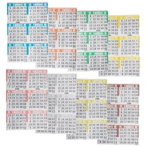 Bingo Game Paper Sheets for Fun Play
