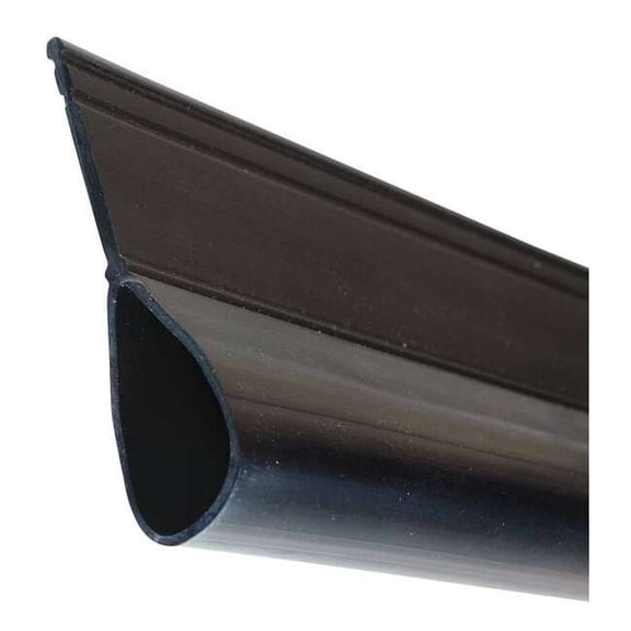 American Garage Door Supply Weatherseal Bottom,Black,1-1/2 In RB21B-R