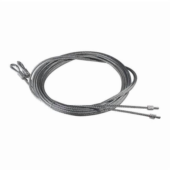 American Garage Door Supply Cable Assembly,1/8 in, 9 21/32 ft L, PK2 CAS18-116
