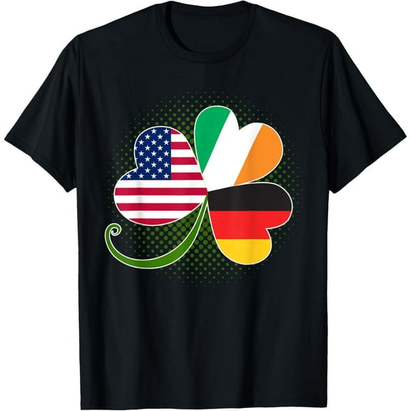 American German And Irish Roots DNA T-Shirt