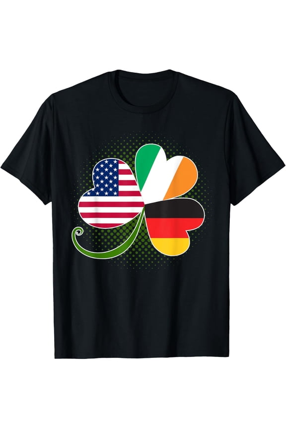 American German And Irish Roots DNA T-Shirt