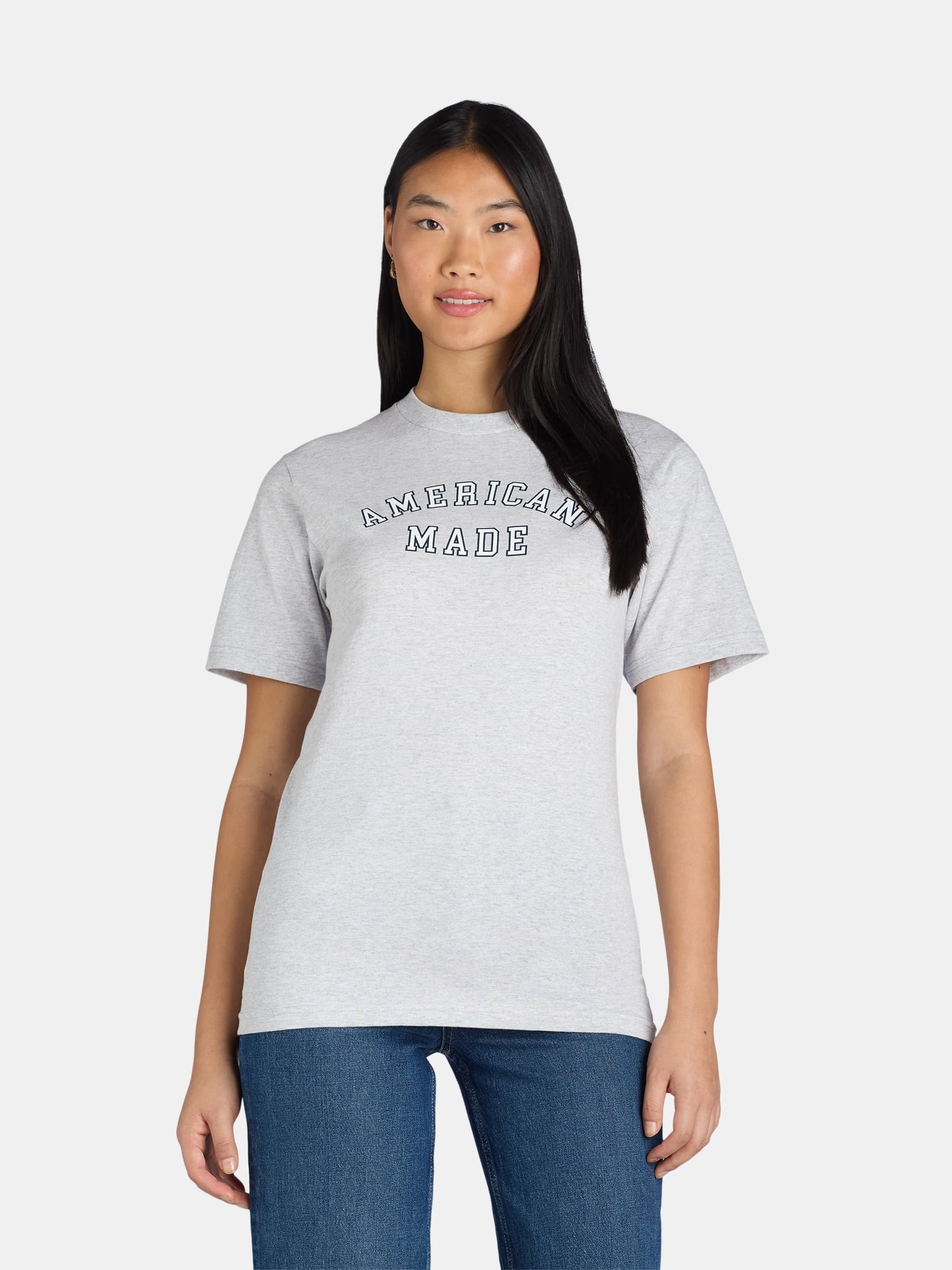 American Giant Unisex USA Tee Shirt, Men's Sizes XS-3XL