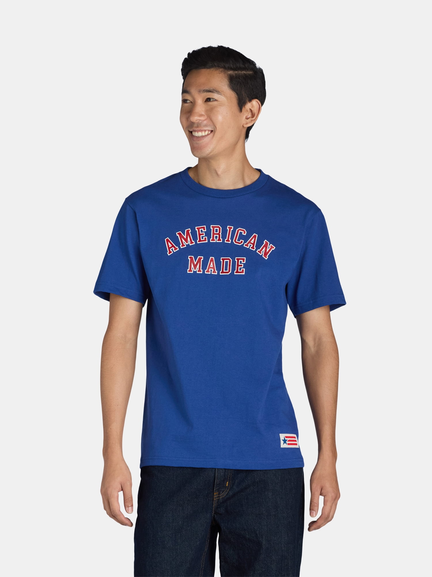 American Giant Unisex USA Tee Shirt, Men's Sizes XS-3XL