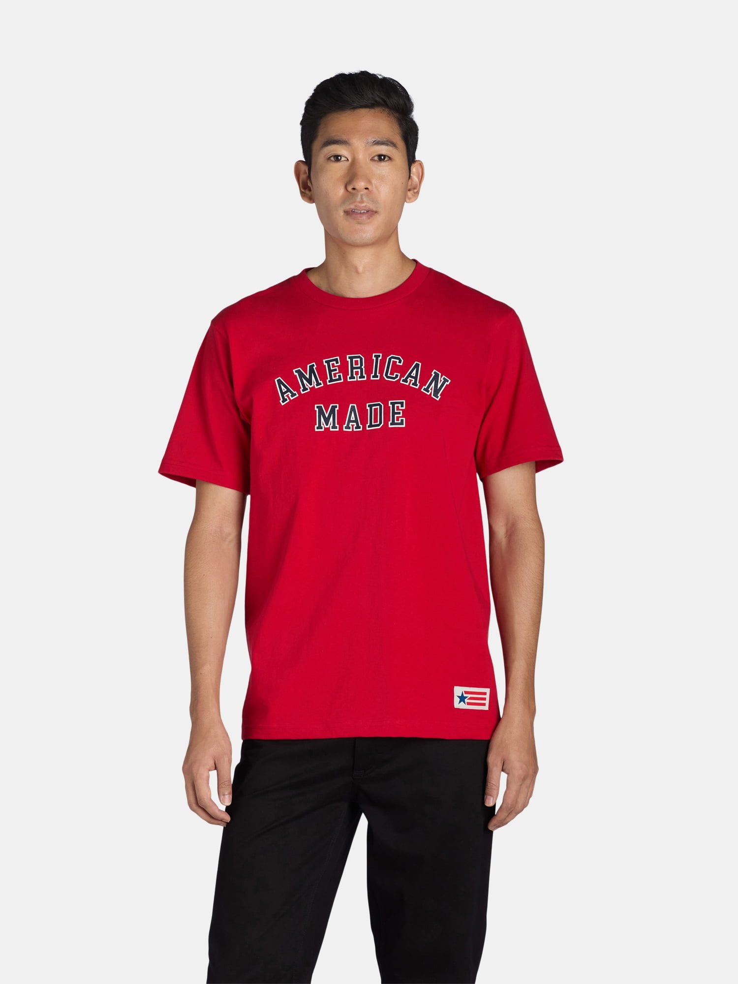 American Giant Unisex USA Tee Shirt 100% Cotton