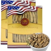 American Ginseng from Wisconsin 8OZ, American Wisconsin Ginsengss Slices Root 2 Boxes 4 Ounce Large Root