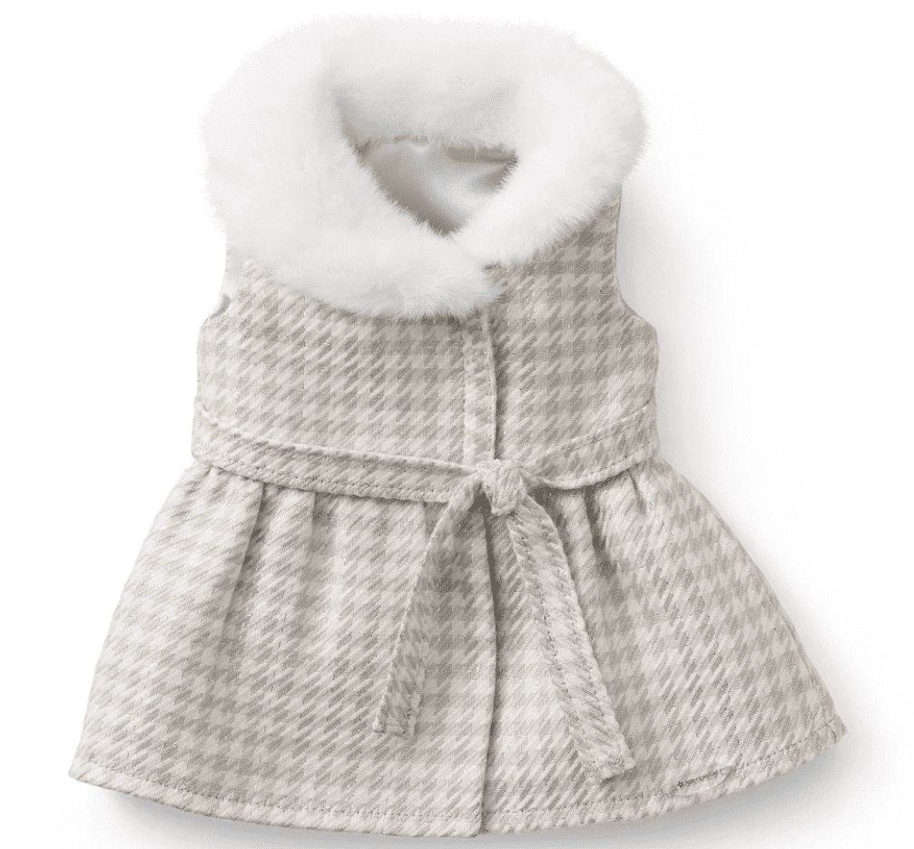 American Girl AG Fashion Show Frosty Frills Vest for 18 inch Dolls