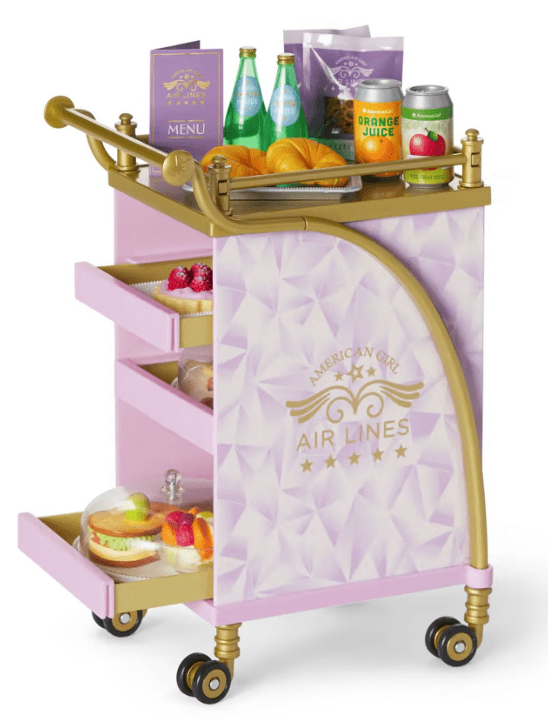 American Girl Air Lines Cart for 18 inch Dolls