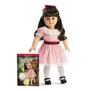American Girl - Beforever Samantha Parkington 18" High Quality Doll and Paperback Book Manners and Mischief, loved by childrens, sparkling brown eyes, glossy brown curls, pink dress, hem and coll etc.
