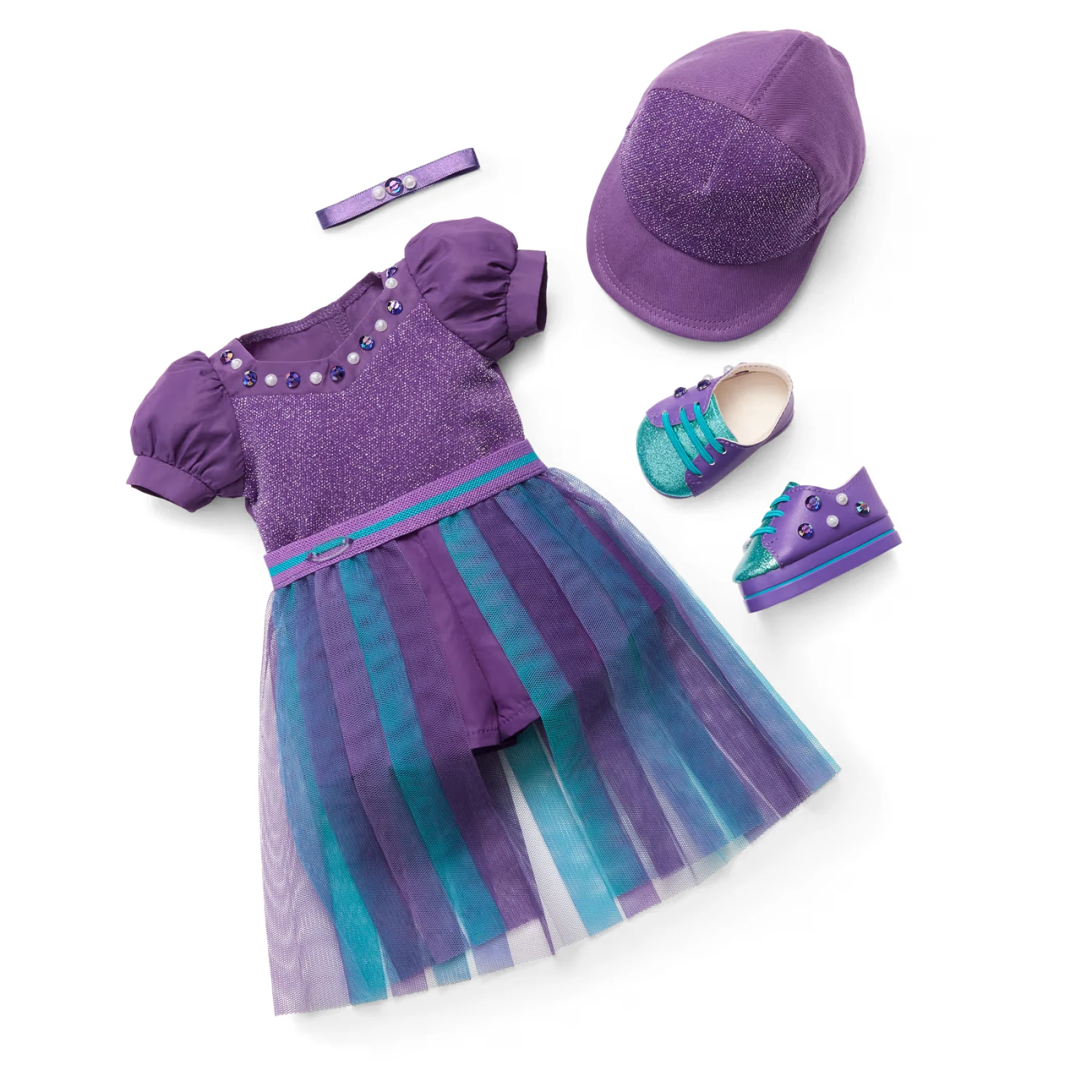 American Girl Birthstone Collection June Exquisite Alexandrite Outfit for 18 inch Dolls