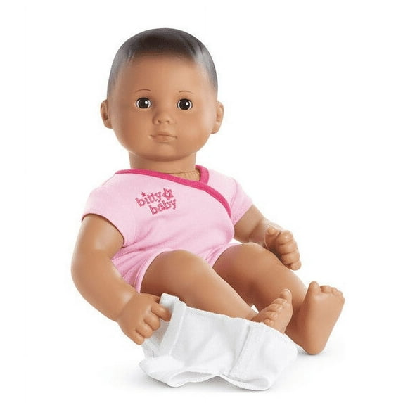 American Girl Bitty Baby Collectible Kids Doll, Cloth Pink, 15"