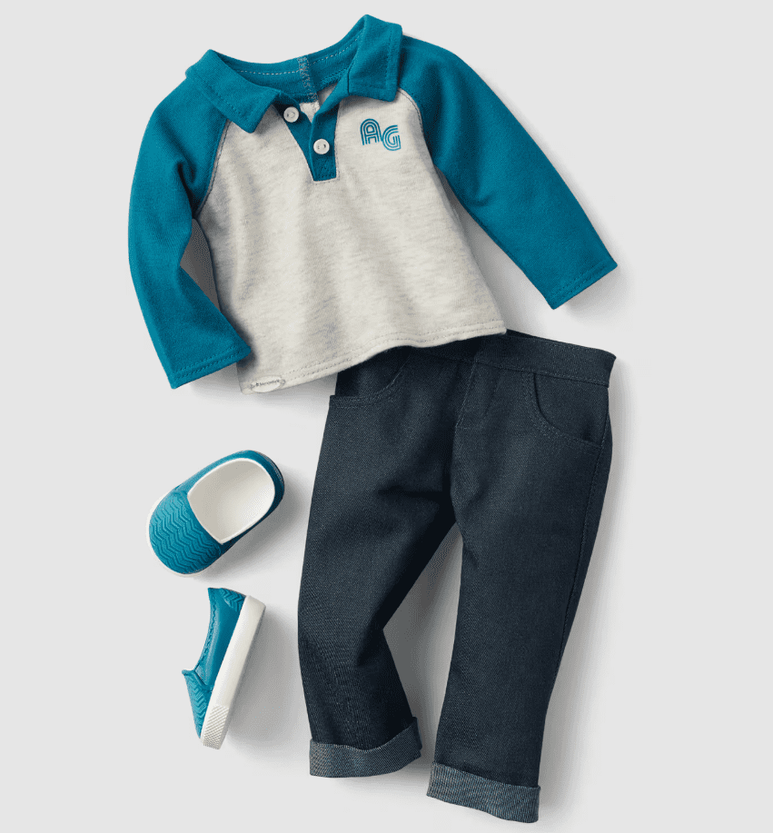 American Girl Casual and Cool Meet Outfit for 18 inch Boy Doll