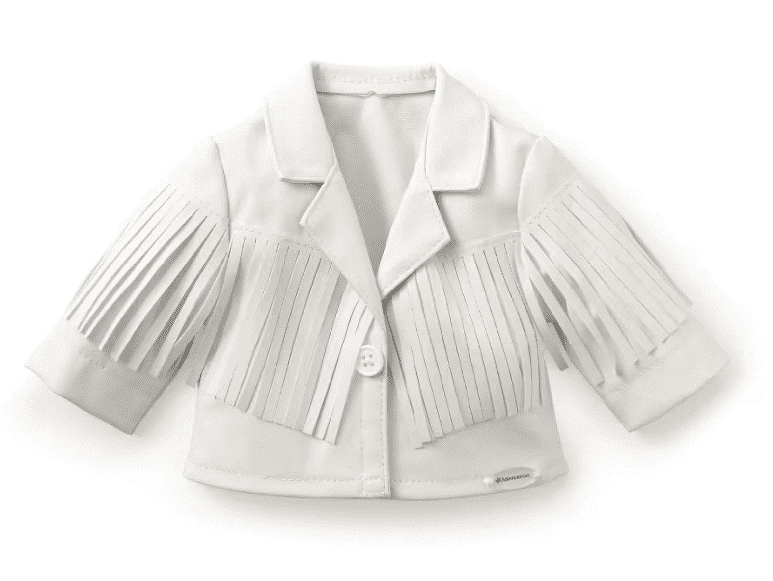 American Girl Courtney's White Fringe Jacket for 18 inch Doll