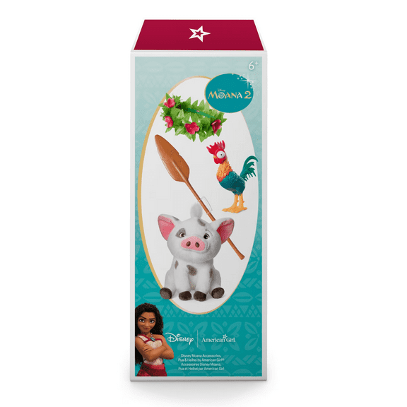 American Girl Disney Moana 2 Accessories Pua & Heihei New with Box