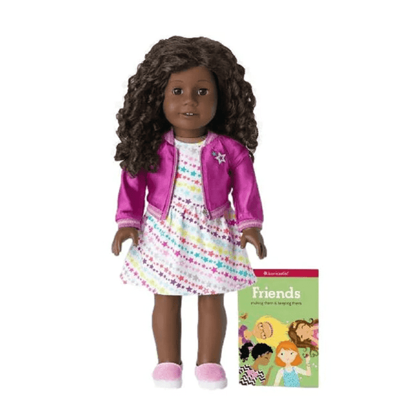 American Girl Doll #85 Dark Skin Black Hair & Brown Eyes Truly Me 18" DN85