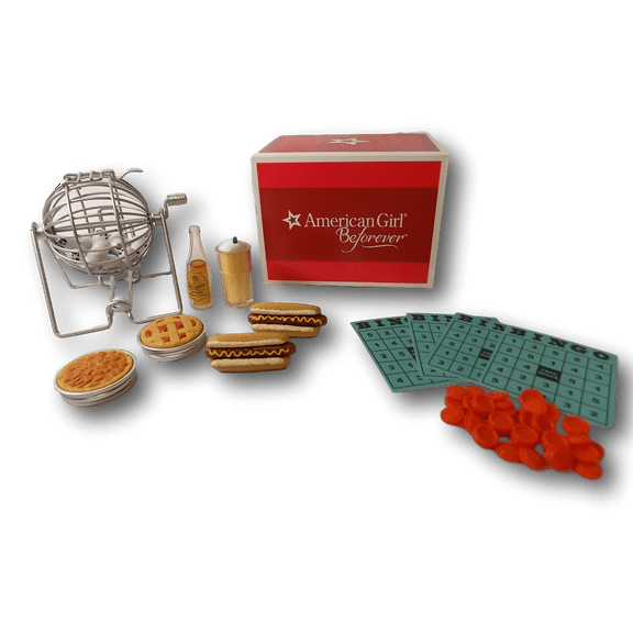 American Girl Doll Accessories Melody Block Party Food Game Set for 18" Dolls