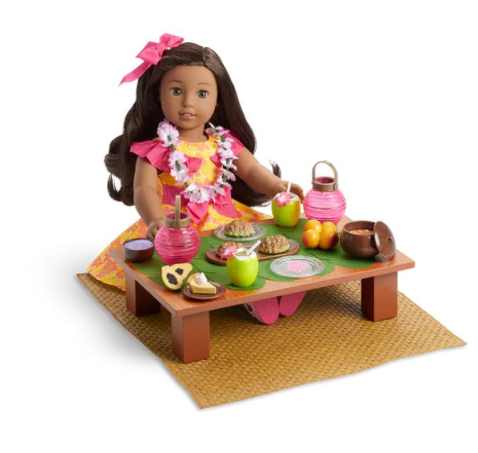 American Girl Doll Accessories Nanea's Luau Set for 18 Dolls (Doll Not  Included) 