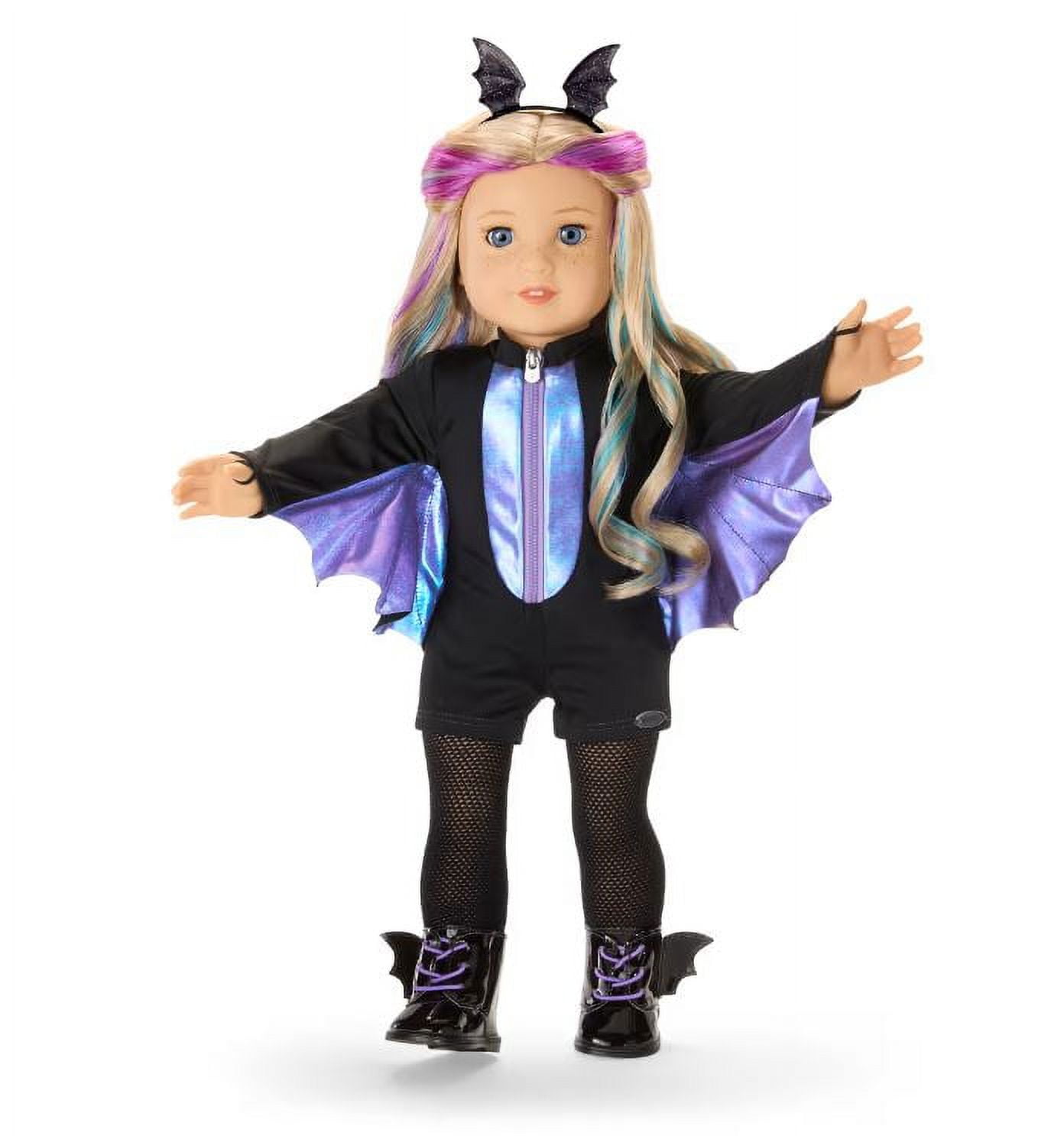 American Girl Doll Midnight Bat Costume for 18" Truly Me Dolls (Doll Not Included)