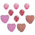 thumbnail image 1 of American Girl Doll Party Red & Rose Hearts Polka Dots Mylar & Latex Balloons Set, 1 of 1