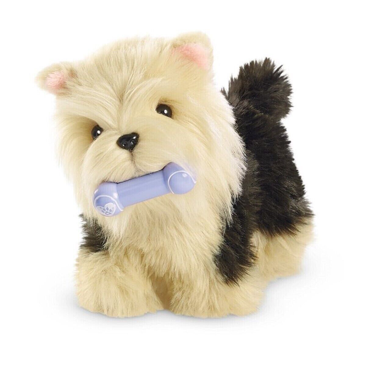 American Girl Doll Poseable Terrier Pet Dog Puppy with Magnetic Bone Toy Walmart