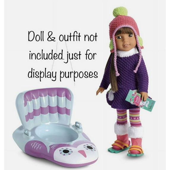 American Girl Doll Wellie Wishers Accessories Make Tracks Sled and Snow Shoes for 14.5" Dolls