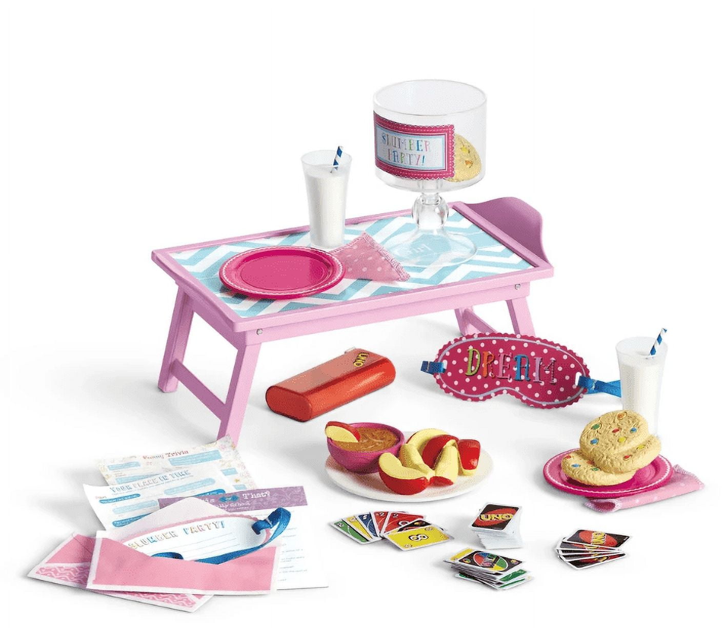 American girl fun and sale games sleepover set