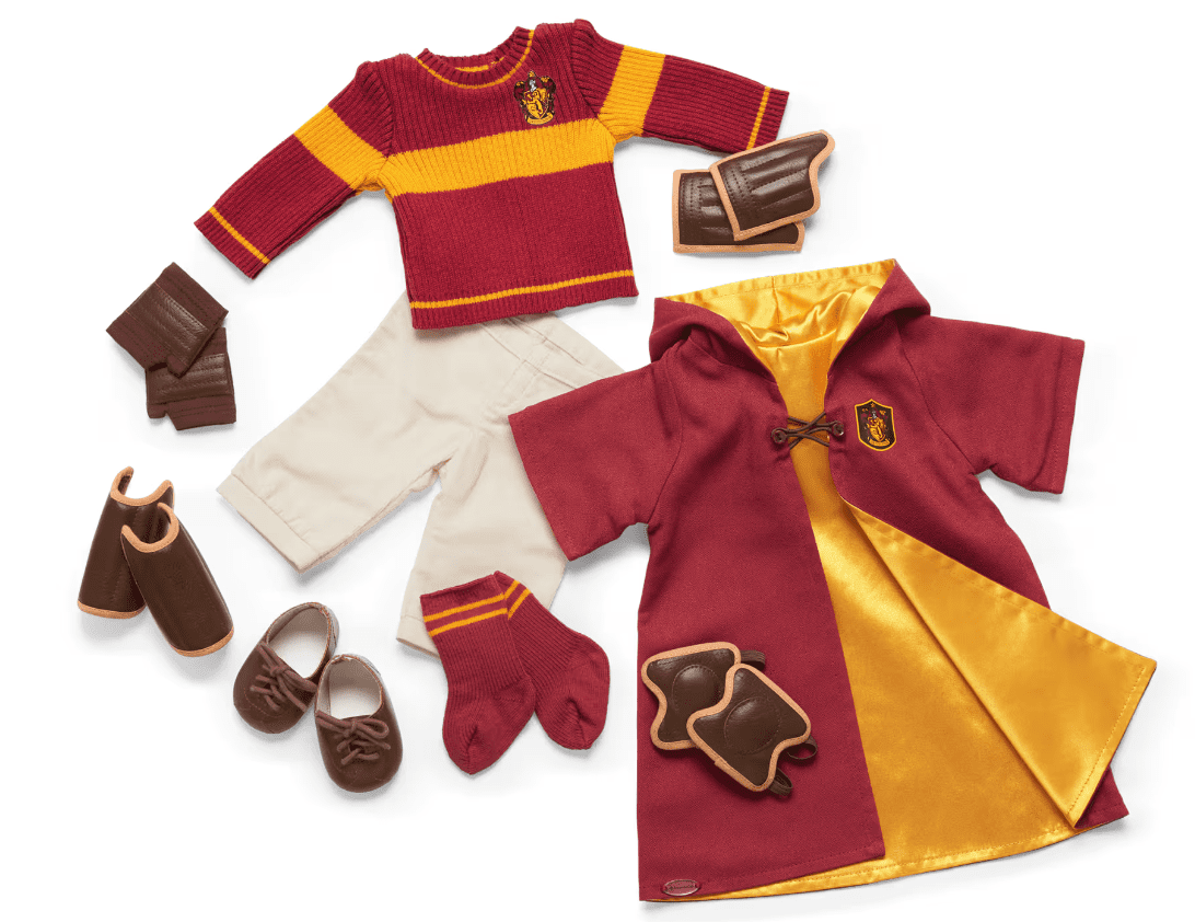 American Girl Harry Potter Gryffindor Quidditch Uniform for 18inch Doll New Box